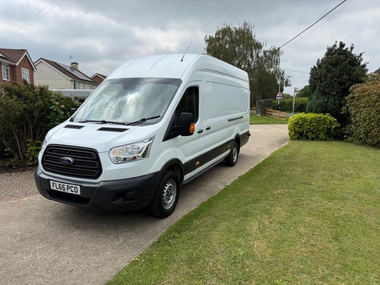 2015 Ford Transit 2.2 TDCi 125ps JUMBO VAN XLWB HI ROOF VAN NO VAT ONLY 82,877 MILES PANEL VAN Di...