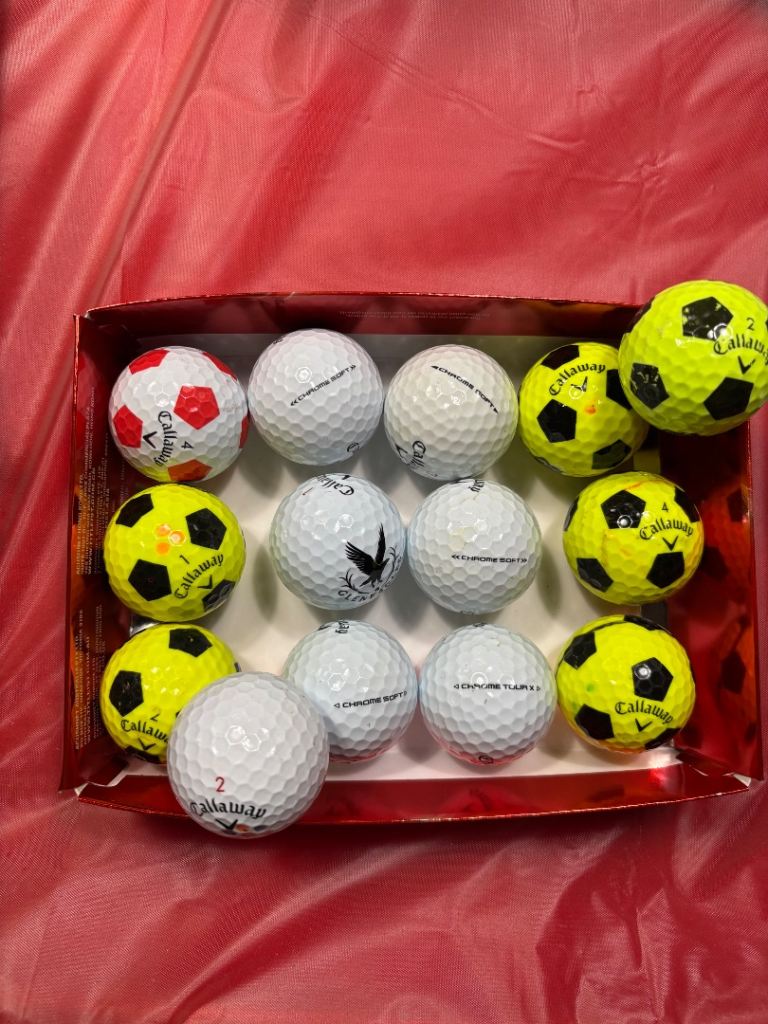 Callaway chrome soft & Truvis