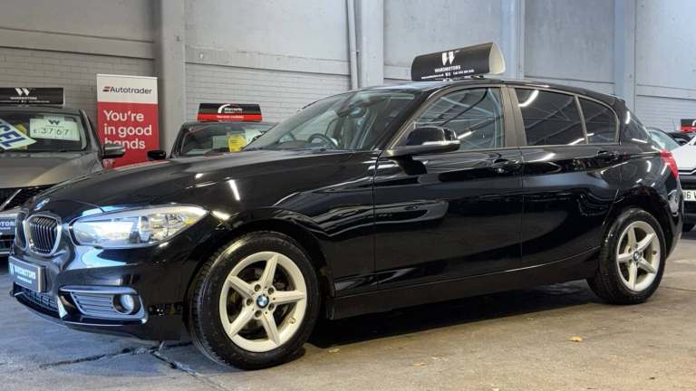 2015 BMW 1 Series 1.5 118i SE 5-Door Black 5dr SATNAV+LOWTAX+6 STAMPS Hatchback Petrol Manual