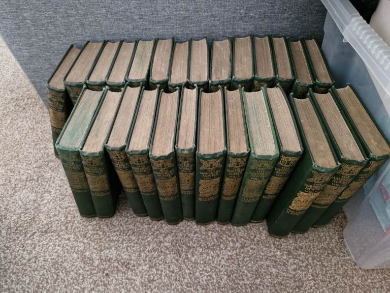  Rare 1- 27 waverley novel book set by Walter Scott 