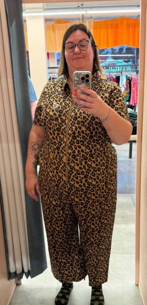 Lucy and yak Leopard jumpsuit 
