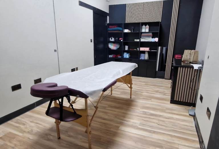 Massage, body scrub and hot waxing