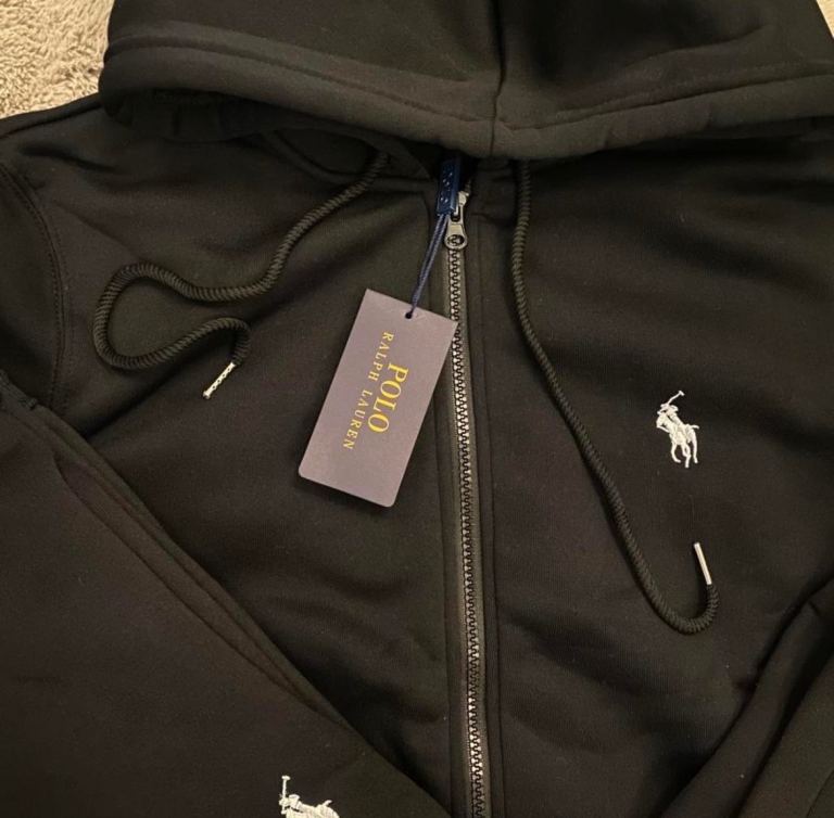 Brand New Polo Ralph Lauren Tracksuit – Black, Unworn