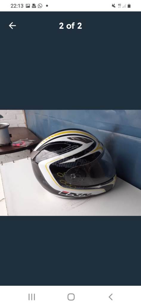 Ixs motor bike helmet