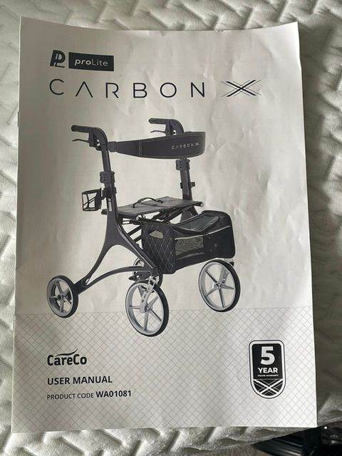 CareCo Carbon X Rollator Walker 