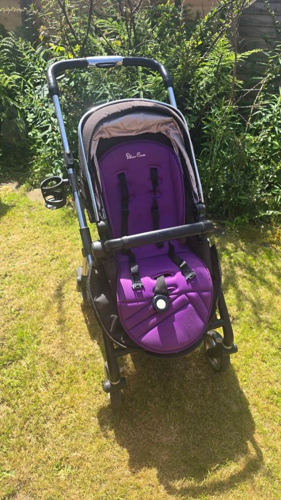 Black Silver Cross Wayfarer Pushchair / Stroller