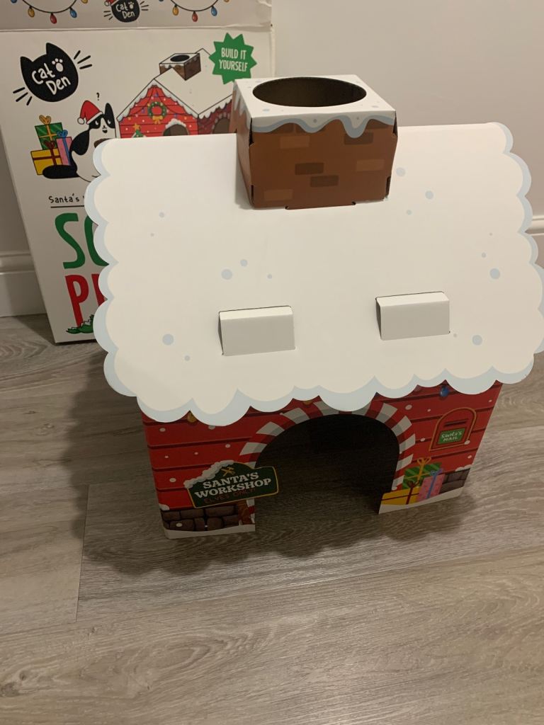 Cat Playhouse Santa’s Workshop