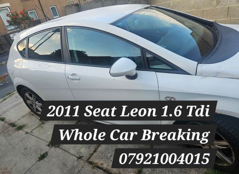 SEAT LEON 1.6 1P SE CR TDI MK2 WHITE B9A BREAKING SPARES REPAIRS PARTS CAYC AUDI