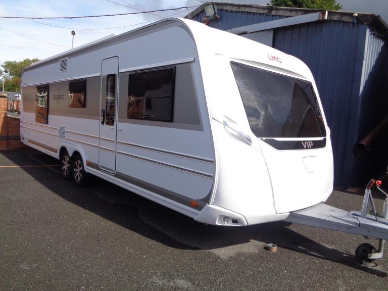 LMC 685 VIP Exquisit 5 BERTH,FIXED TRANSVERSE ISLAND BED CARAVAN 2022