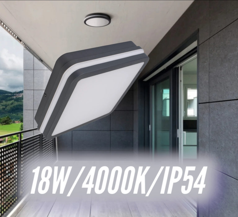 18W Ceiling-Mounted LED Light Fitting – Energy-Efficient & Modern Design
