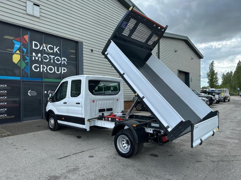 26 Reg, Ford Transit L3 Double Cab One Way Alloy Tipper