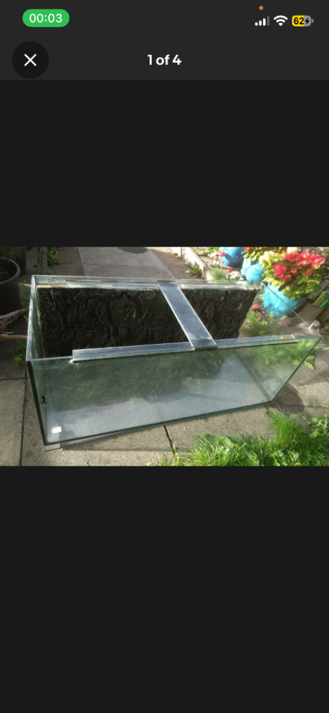 Diversa 300 Litre Aquarium with Lid – Good Condition