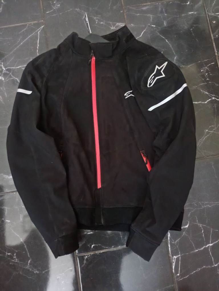 Motor bike jacket and helmet 