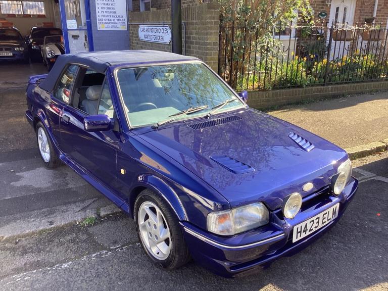1990 Ford Escort XR3i 2dr se 500 Ltd edition CONVERTIBLE Petrol Manual