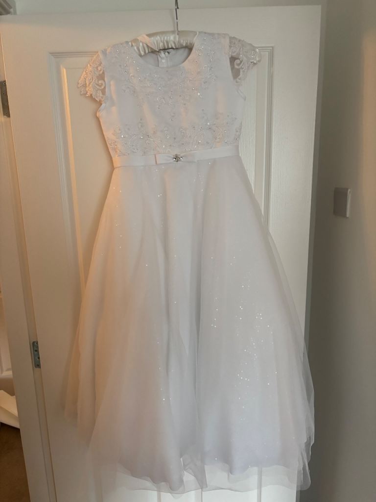 Girls communion dress and shoes