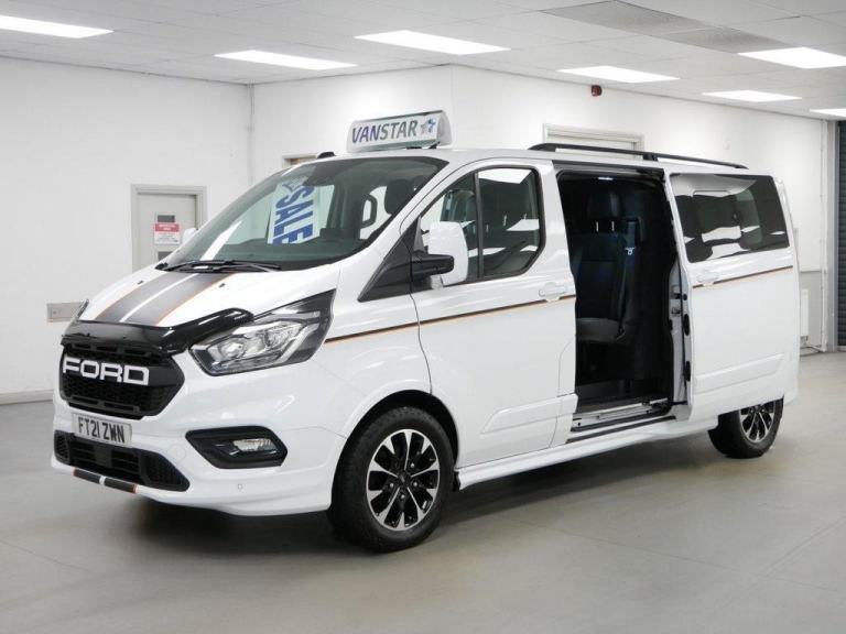 2021 TRANSIT CUSTOM 320 2.0 EBL 185 BHP LONG SPORT CREWCAB 5 SEATER ( NO VAT )