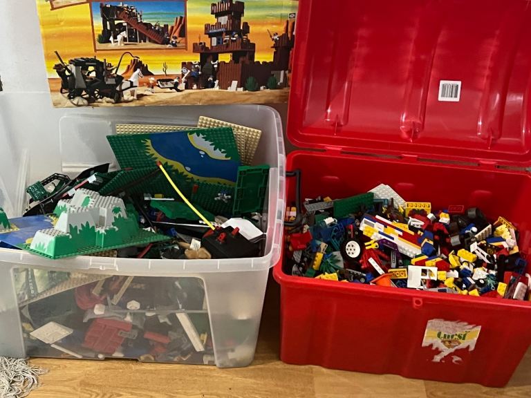 Lego  2 boxed full of Lego as it’s shown