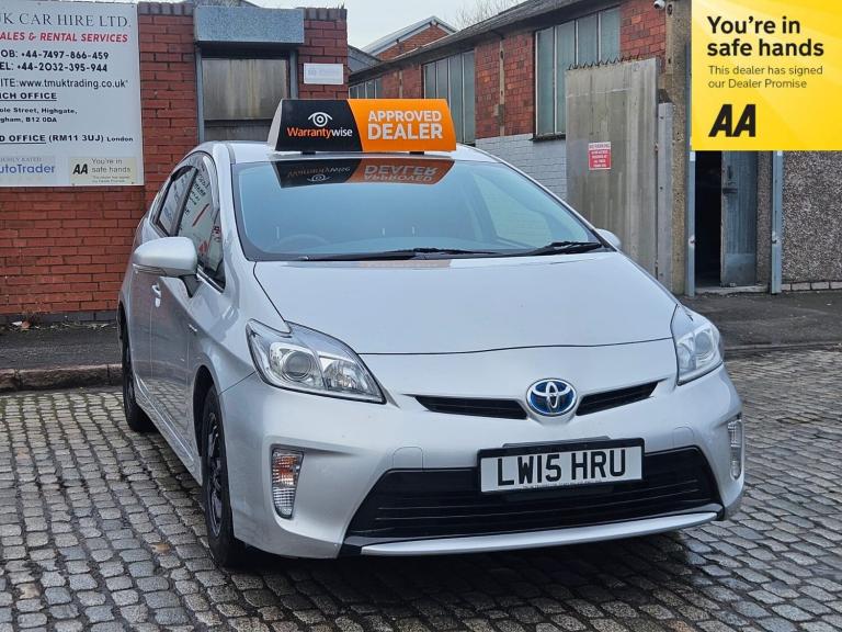 2015 Toyota Prius 1.8 Hybrid Automatic 5dr 5 Seats Hatchback Petrol/Electric Hybrid Automatic
