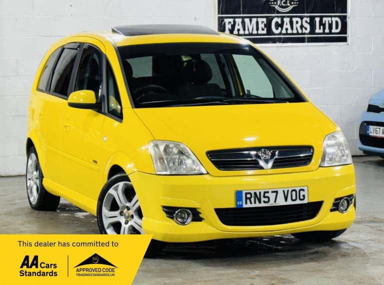 2008 Vauxhall Meriva 1.6i 16v Design Easytronic 5dr (a/c) MPV Petrol Automatic