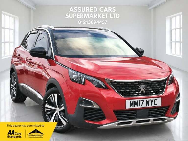 2017 Peugeot 3008 1.6 BlueHDi GT Line SUV 5dr Diesel Manual Euro 6 (s/s) (120 ps) HATCHBACK Diese...