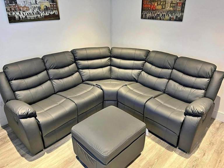 Super-Comfy & High-Quality 3+2 Seater & Corner Electric Roma Recliner Sofa Suit For Sale 🚛