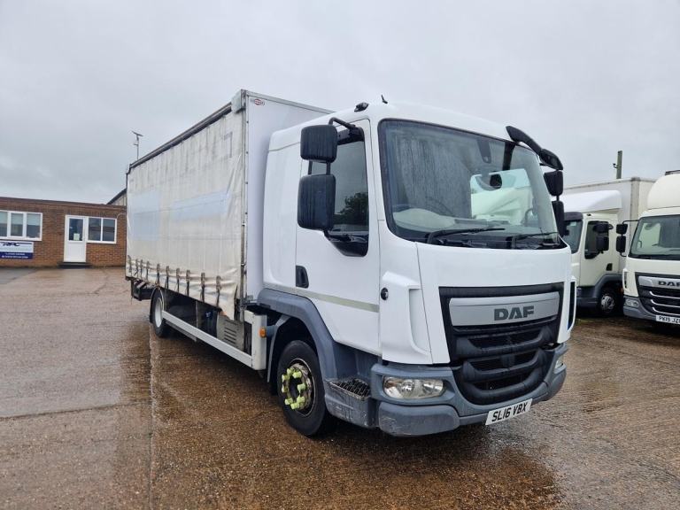DAF LF 180, 2016, 19ft Curtainsider Truck, Sleeper Cab, 12 Ton, Rear Air Susp