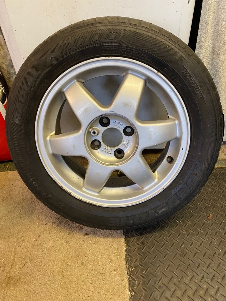 Spare wheel with tyre