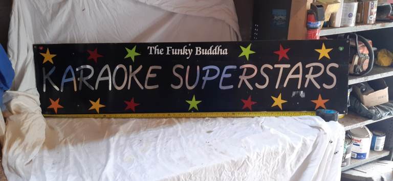 Karaoke sign