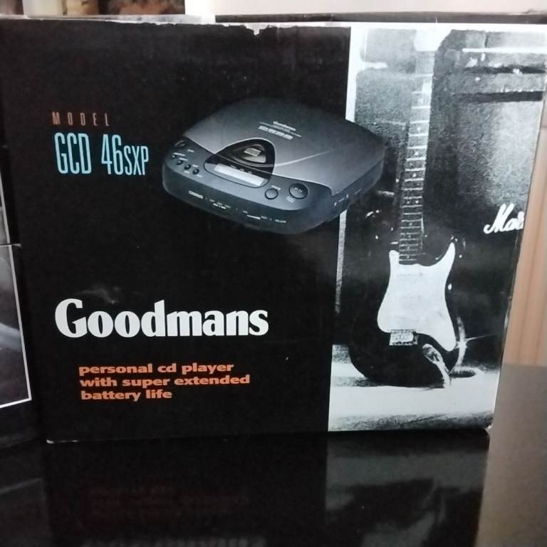 Goodmans  Personal CD player and CD travel kit.