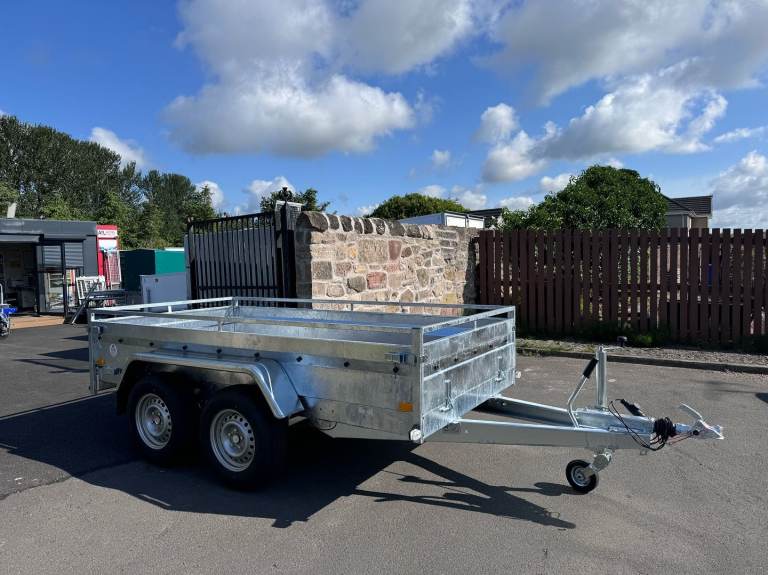 BRAND NEW 10ft X 5ft MASTER TWIN AXLE HEAVY DUTY NIEWIADOW TRAILER 2700KG