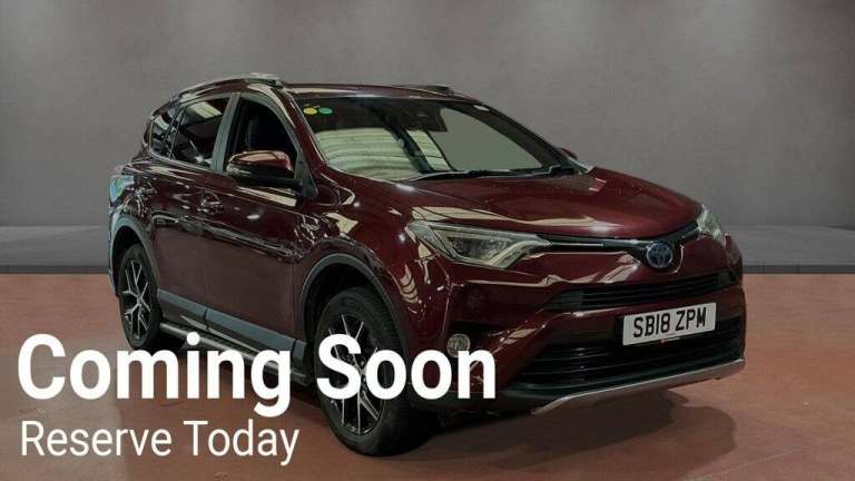 2018 Toyota RAV4 2.5 VVT-i Hybrid Icon TSS 5dr CVT ESTATE PETROL/ELECTRIC Automatic