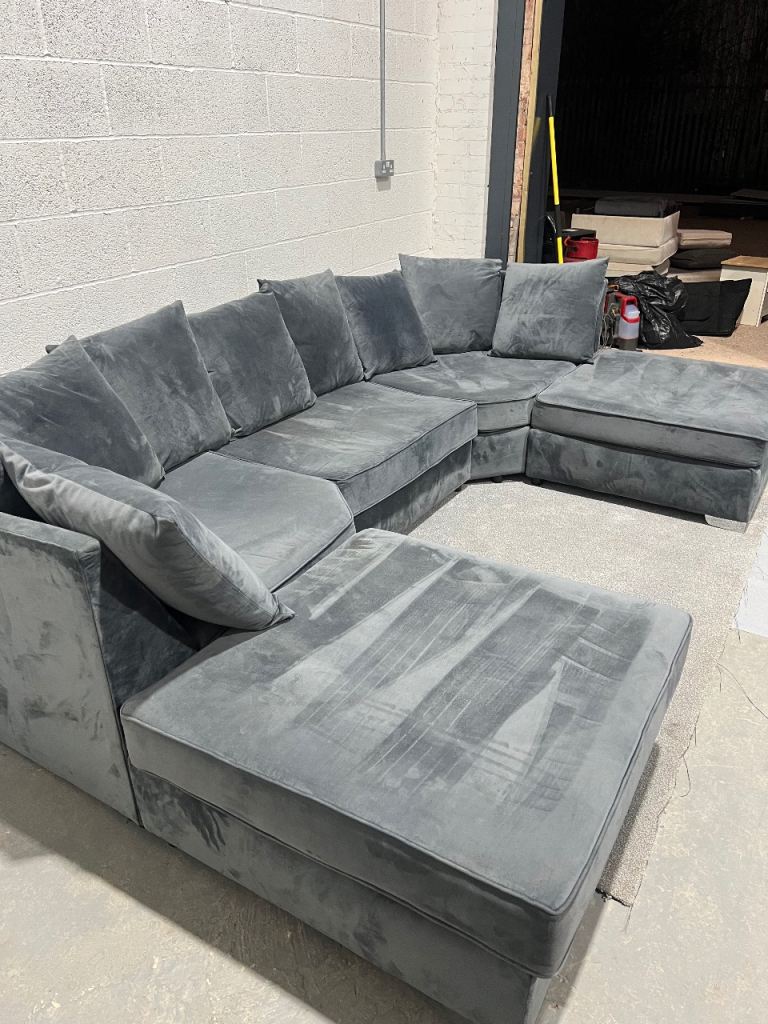 U shape sofa delivery available 