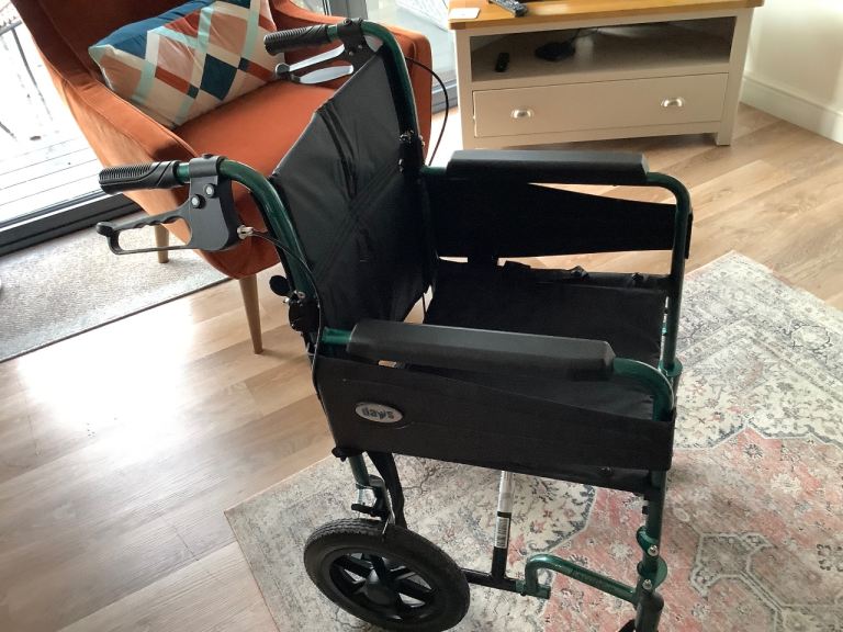 Wheelchair as new. Only used once.