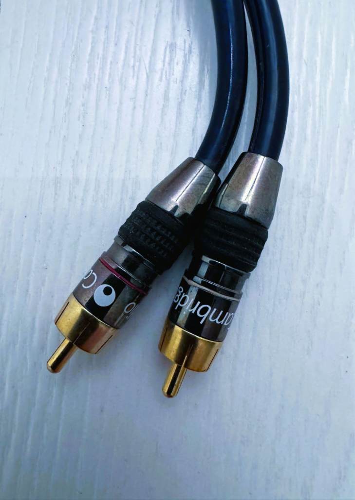 4 x Cambridge Audio 500 Series RCA Phono Interconnect Cables – 1 Metre