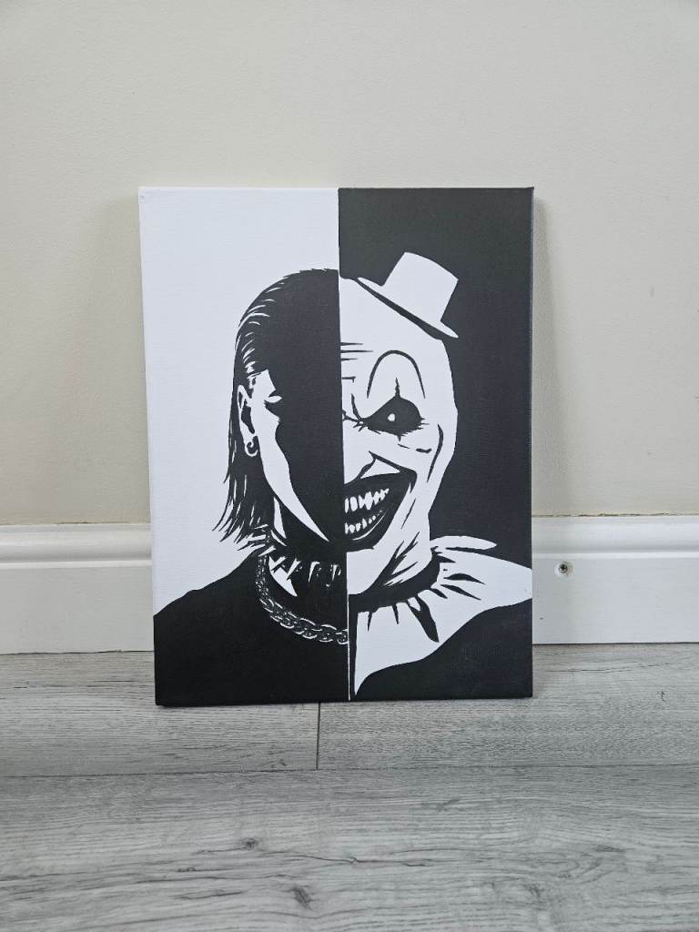 WWE Rhea Ripley Terrifier framed canvas 30 x 40cm - ready to hang