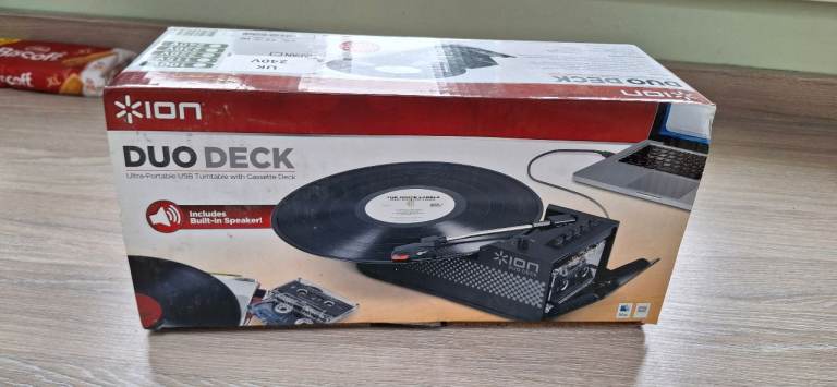Ion duo deck transfer vinyl onto cassette 