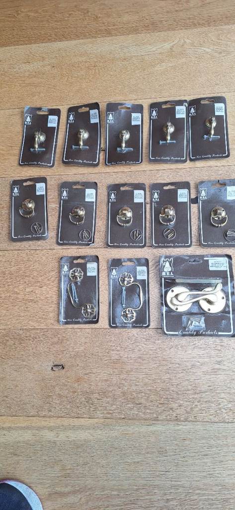Brass Cabinet Door Handles/Misc