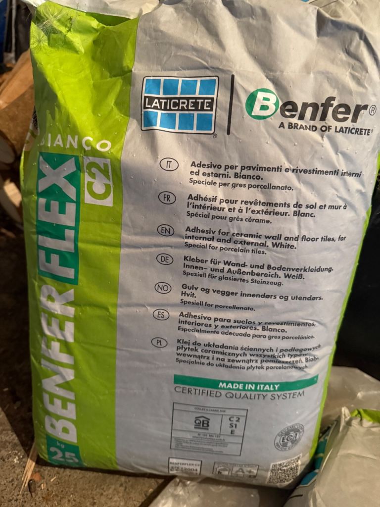Tile adhesive 