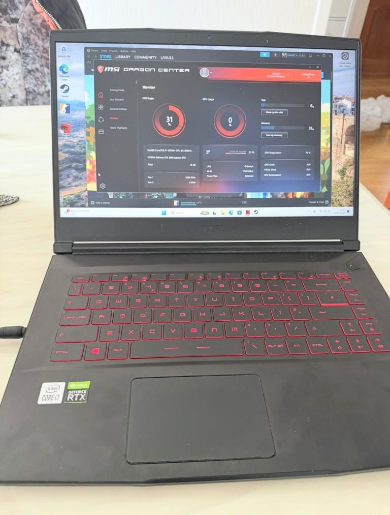 Msi gaming laptop rtx 3060