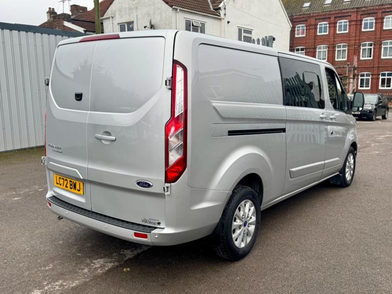 2023 Ford Transit Custom 2.0 320 EcoBlue Limited Crew Van L2 H1 Euro 6 (s/s) 5dr PANEL VAN Diesel...