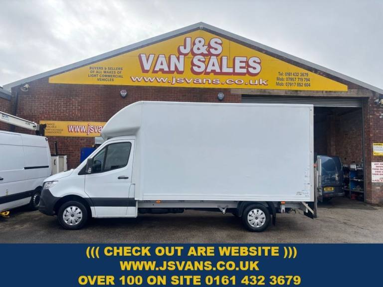 2021 71 MERCEDES-BENZ SPRINTER 2.1 314 CDI PROGRESSIVE LUTON BOX VAN TAIL LIFT E