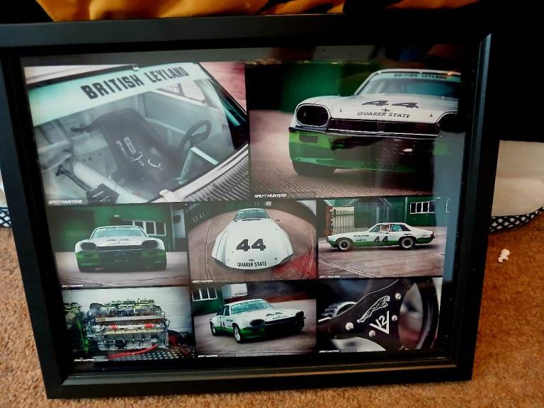RARE Collection of Various Vintage Classic Car and Classic Race Car Prints . All Framed