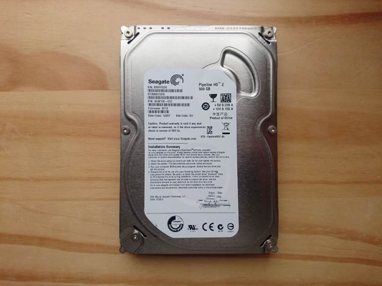 Seagate Pipeline HD 500GB 3.5inch Internal SATA HDD - WILL POST