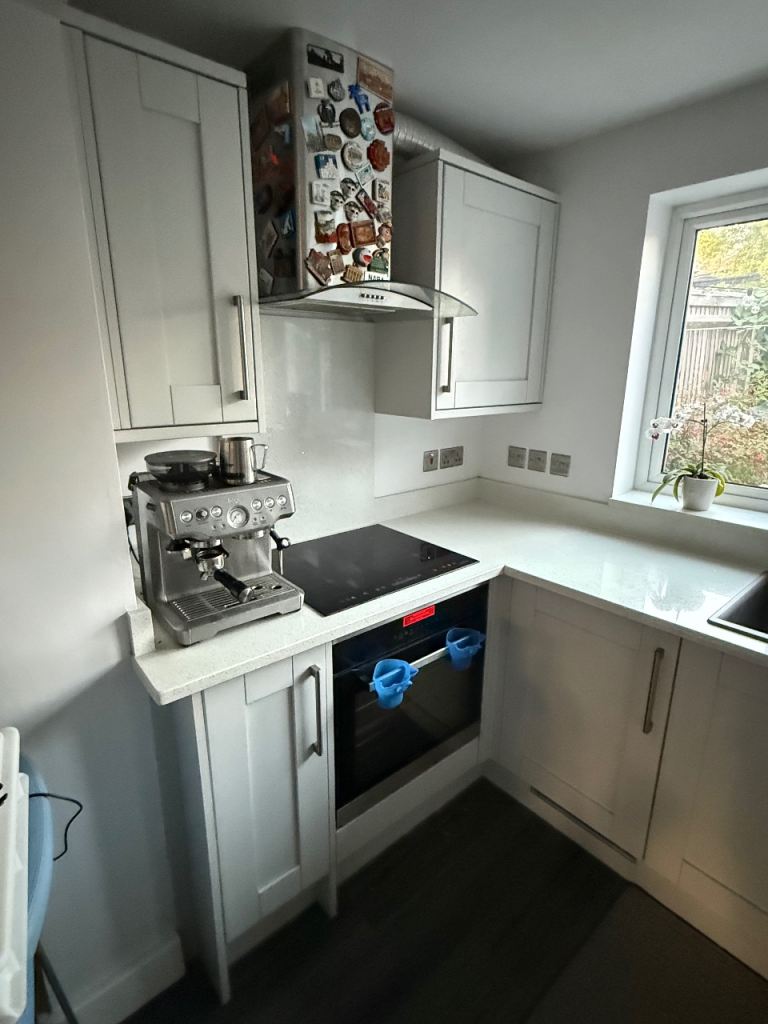 Dove Grey Howdens Kitchen 