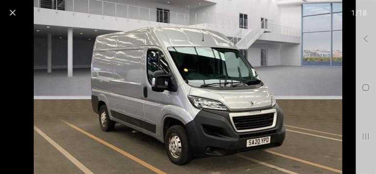 2020 Peugeot Boxer 2.2 BlueHDi H2 Professional Van 140ps PANEL VAN DIESEL Manual