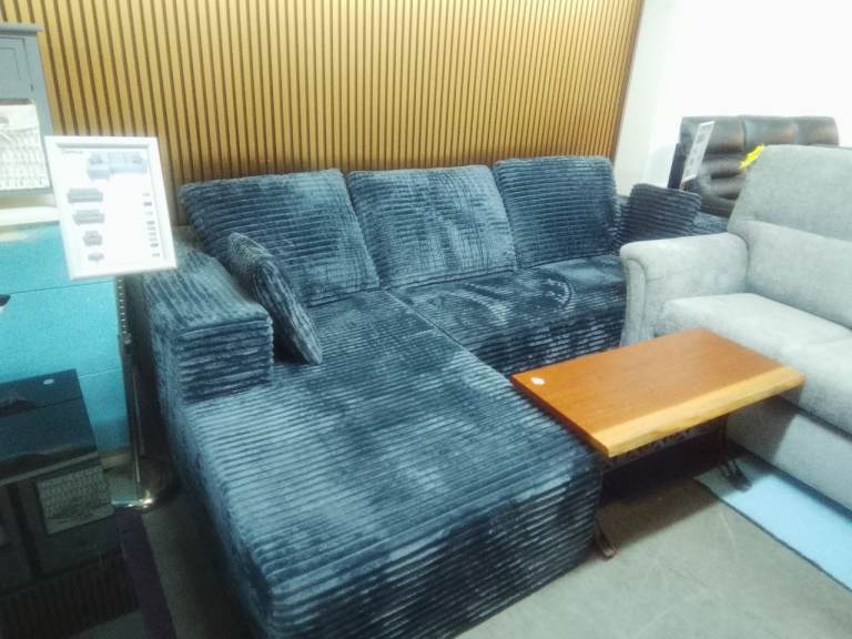 Premium Tempest Blue, Lightweight, Soft Couch 