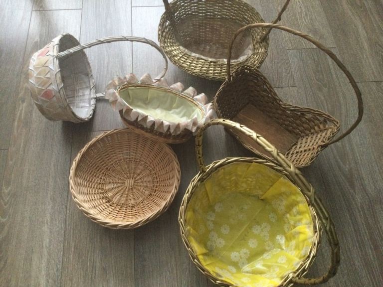 Selection of Woven Baskets – Good Condition