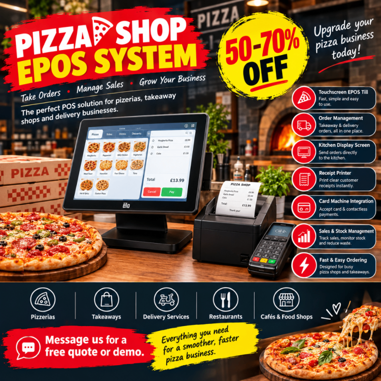 Pizza Shop POS System – 50–70% OFF