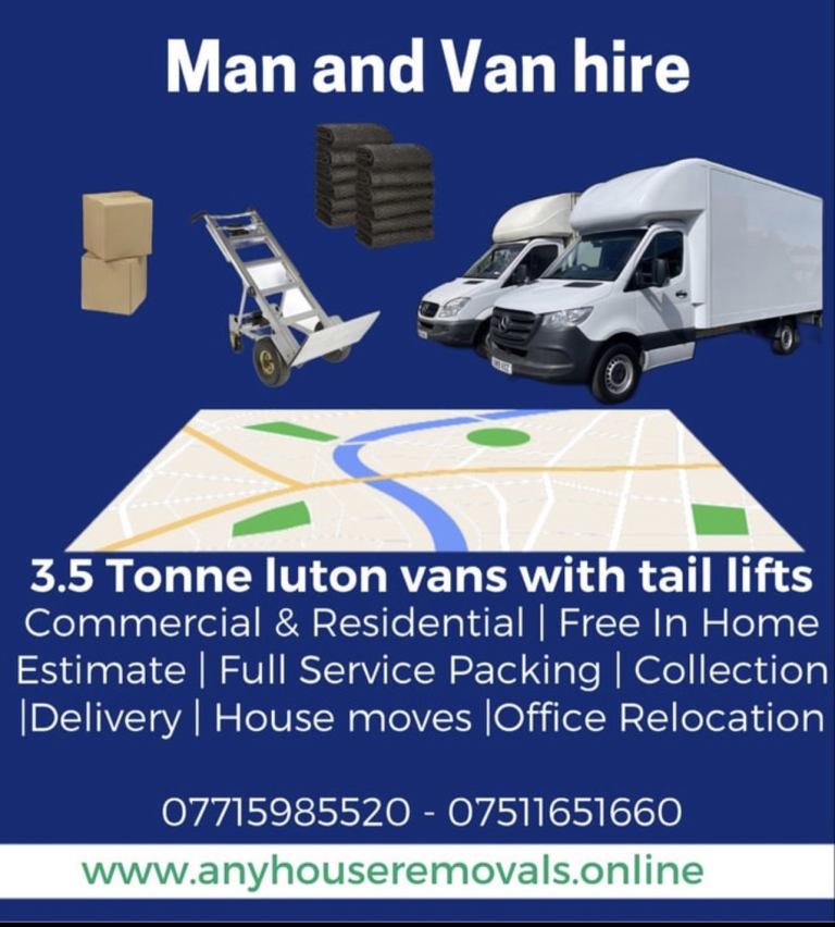 24/7 Man with Van Hire | Man & Van | House Moving | Removals | Collection | cheadle kidsgrove leek