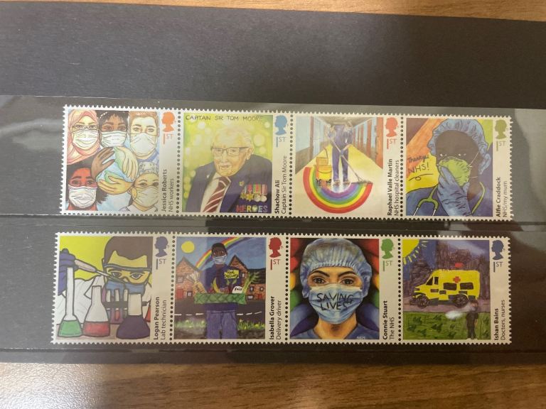 Heroes of the pandemic stamps 